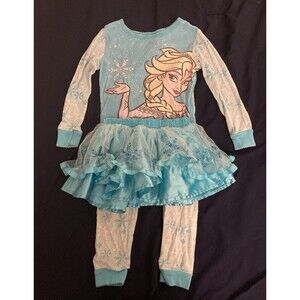 Size 4 Disney girl clothes - 3 piece outfit | Frozen Elsa theme with Skirt